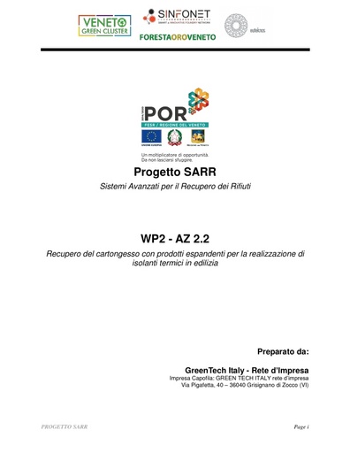 VGC Progetto SARR Cartongesso
