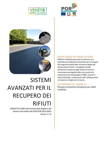 Relazione Divulgativa Progetto SARR az24