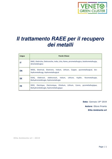 Il trattamento RAEE per il recupero dei metalli